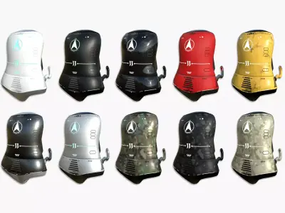 10 Jetpacks J Collection - SciFi Character Design