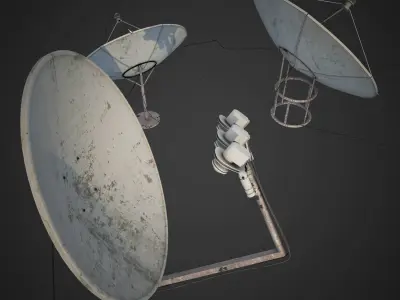 Antenna satellite dish - satellite dish 3D model