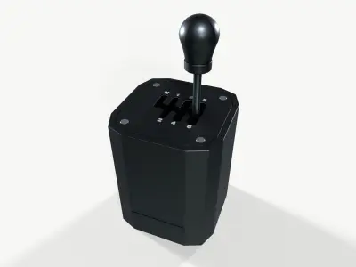 VNM Gear shifter Low-poly 3D model