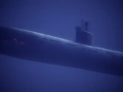 B-515 Tango-Class Submarine 3D model
