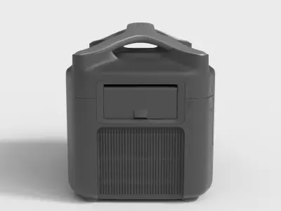 PORTABLE POWER STATION Low-poly 3D model