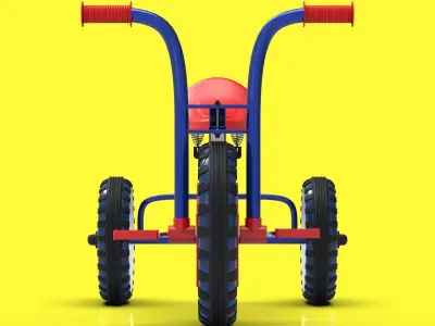 Triciclo estandar 3D model