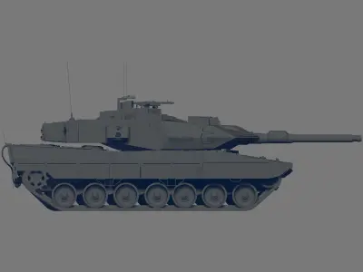 Stridsvagn 122A 3D model