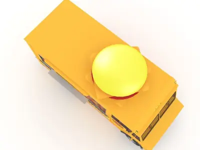 Burger Trucks Collection 3D model