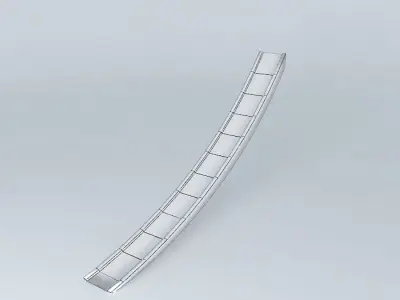 Tail emergency slide Free 3D model