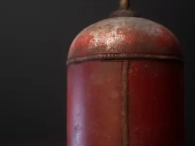 PBR Gas bottle - Texture Variation  Low-poly 3D model