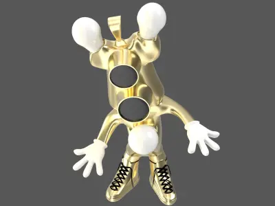  Cartoon Bulb Holder v1 Pendant 