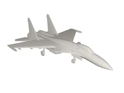 Military Plane concept 3D model by vlad25