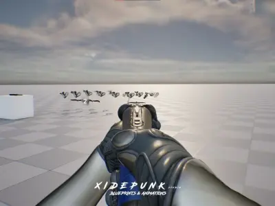 First Person Sawed-Off Shotgun Animations 3D model