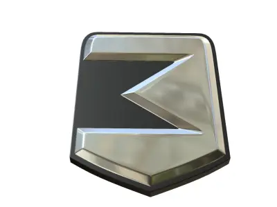 Zaz Logo 3D model by 3dlogoman