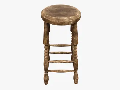 Medieval Rustic Low-poly 3D model