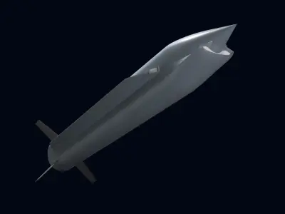 Tyrfing 3SM Missile 3D model