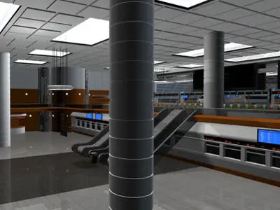 Central station 3D model buy