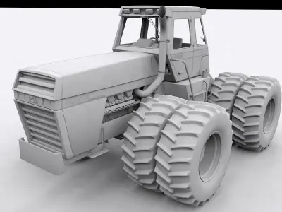 JI Case 4994 1984 Tractors 3D Model Pack