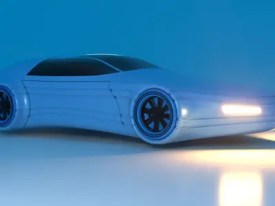 Future Car 33 3D model