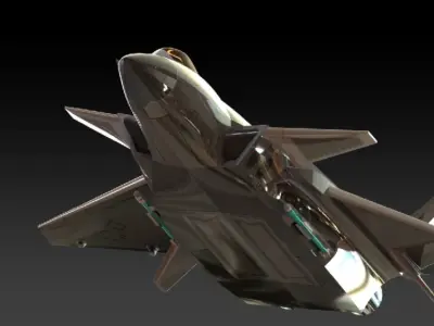 chengdu j20 3d cad model 3D print model