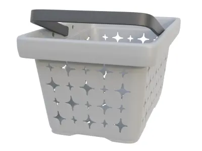 Shopping basket 22 3D model