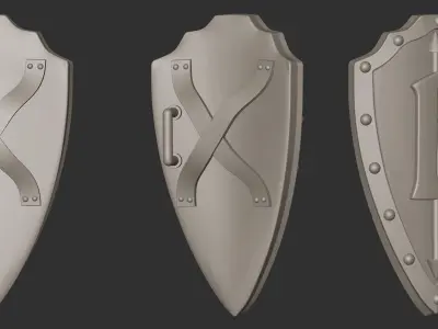 Warcraft Footman high poly 3D model