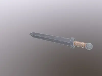 Roman Short Sword Gladius Free 3D model