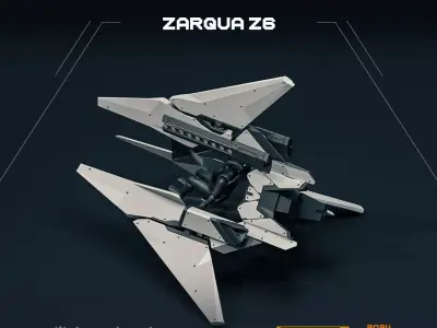ZARQUA aircraft 3D print model