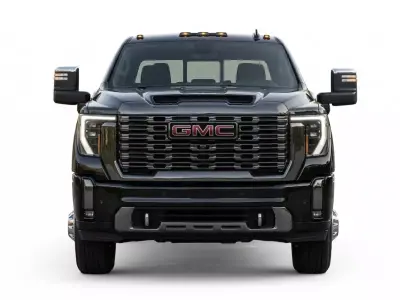 GMC Sierra 3500 HD Denali Ultimate Dually Low-poly 3D model