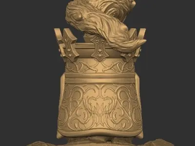 Lord Soth Mythic Legions Head 3D print model