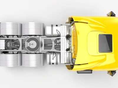MERCEDES-BENZ ACTROS 2660 - SPEDITION BENDER 3D model