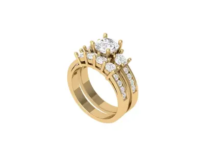 Wedding Ring  3D print model 207