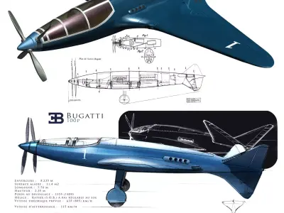 3D Printed RC BUGATTI 100P RACER SPIRIT 3D print model