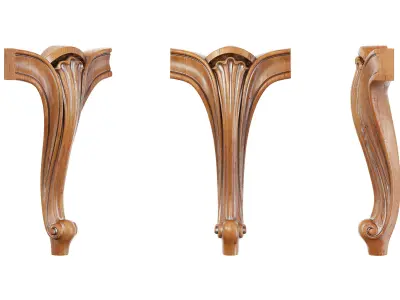 Classic leg 077 3D model