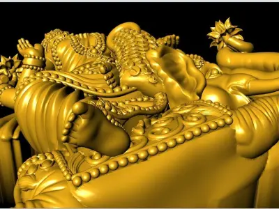 Gaja Lakshmi Artwork-36 3D print model