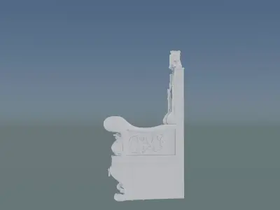 king throne 3D model