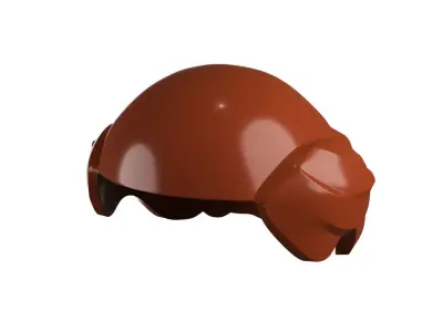 Custom3Dprint Minifigure Accessory - Minifigure Hair S2 - 026 3D print model