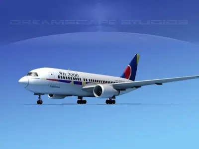 Boeing 767-200ER Air 2000 3D model