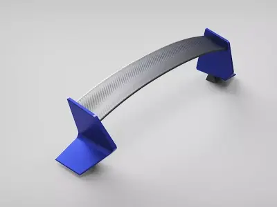 Spoiler combo sedan rear 3D model