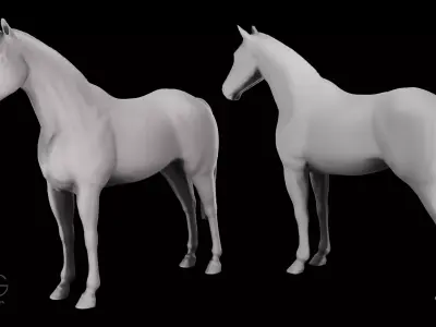 Horse Sculpt 3D model