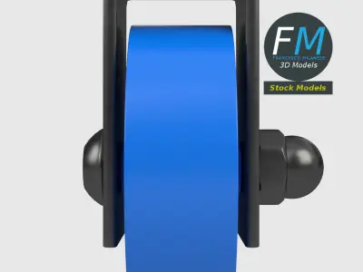 Small plastic wheel 3D model