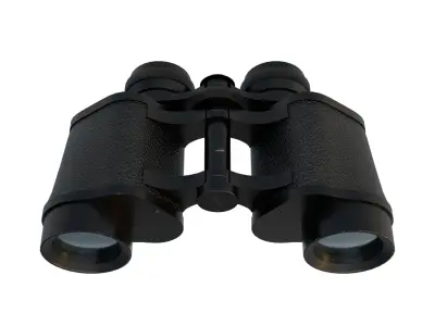 Binocular Super extrem 8x30 Low-poly 3D model