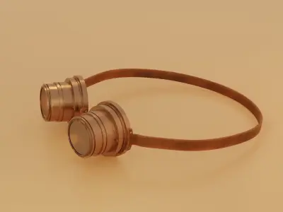 Explorer Glass 3D Model Low-poly 3D model