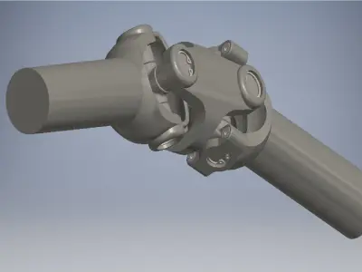 Double Cardan Joint 3D model