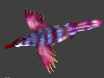 paradise hen 3D model