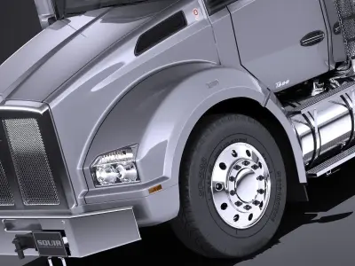 Kenworth T880 2017 Tank Truck 3D model