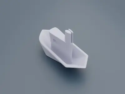 Stylized Boat 3d print Free 3D print model