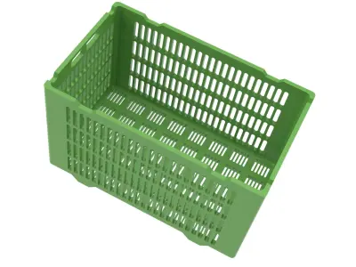 Plastic crate 46 3D model