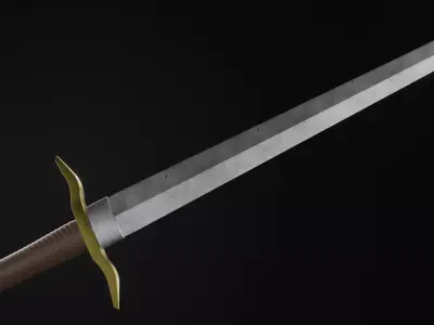 Realistic Sword 3D Model 3D model