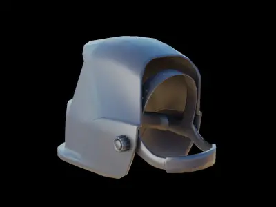 Welding Helmet Low-poly 3D model purchase