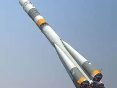 Soyuz FG Rocket 3D model