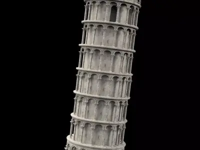 Pisa tower 3D model purchase