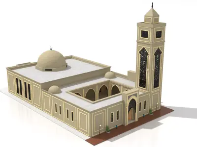 Mosque 3D model get
