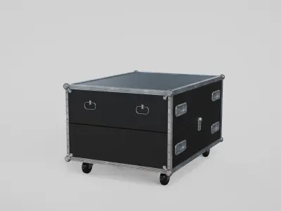 case slants 3d model flightcase 2 3D model